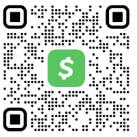 a qr code with a dollar sign on it